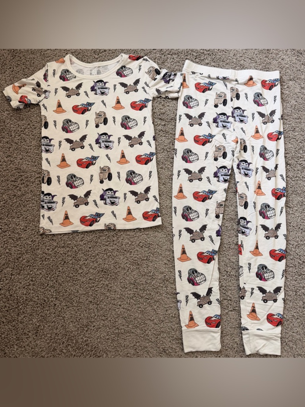 LAST CHANCE* Magical Little Babes Pixar Cars Spooky Pajama Set 5/6